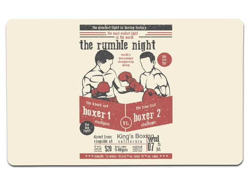 Classic Boxing Large Mouse Pad