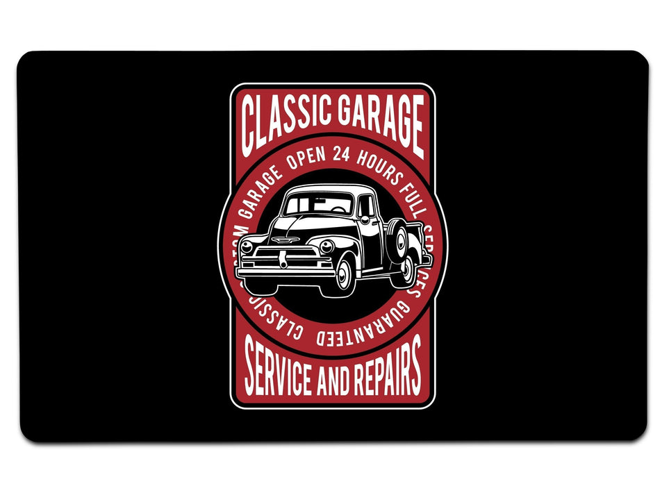 Classic Garage Large Mouse Pad
