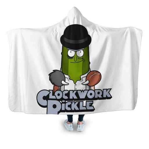 Clockwork Pickle Hooded Blanket - Adult / Premium Sherpa