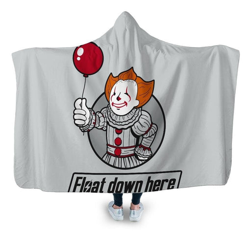 Clown Boy B Hooded Blanket - Adult / Premium Sherpa