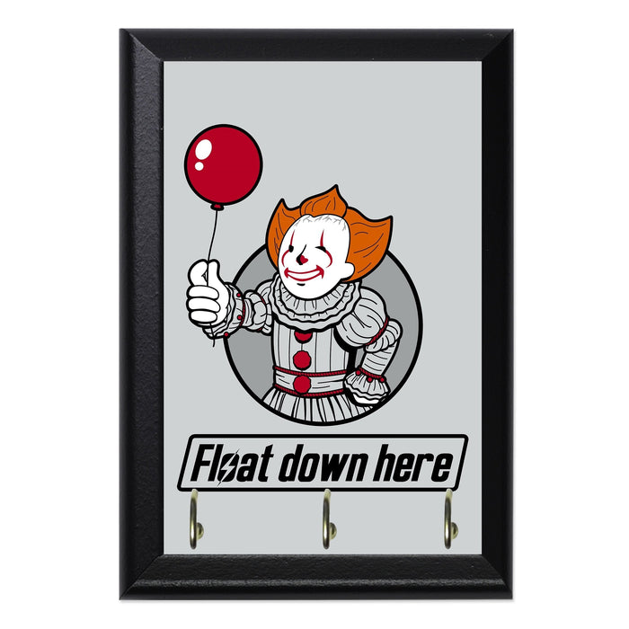 Clown Boy B Key Hanging Plaque - 8 x 6 / Yes