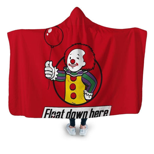 Clown Boy Hooded Blanket - Adult / Premium Sherpa