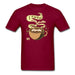 Coffee and Coding Unisex Classic T-Shirt - burgundy / S