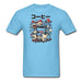 Coffee and Games Unisex Classic T-Shirt - aquatic blue / S