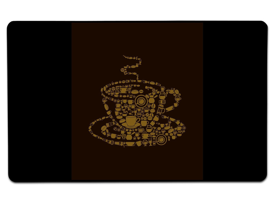 Coffee Large Mouse Pad