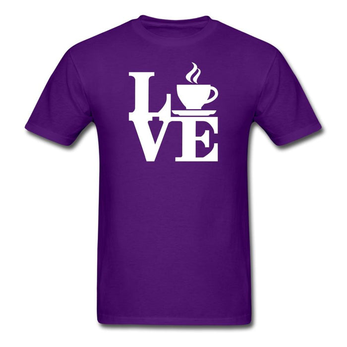 Coffee Love Unisex Classic T-Shirt - purple / S