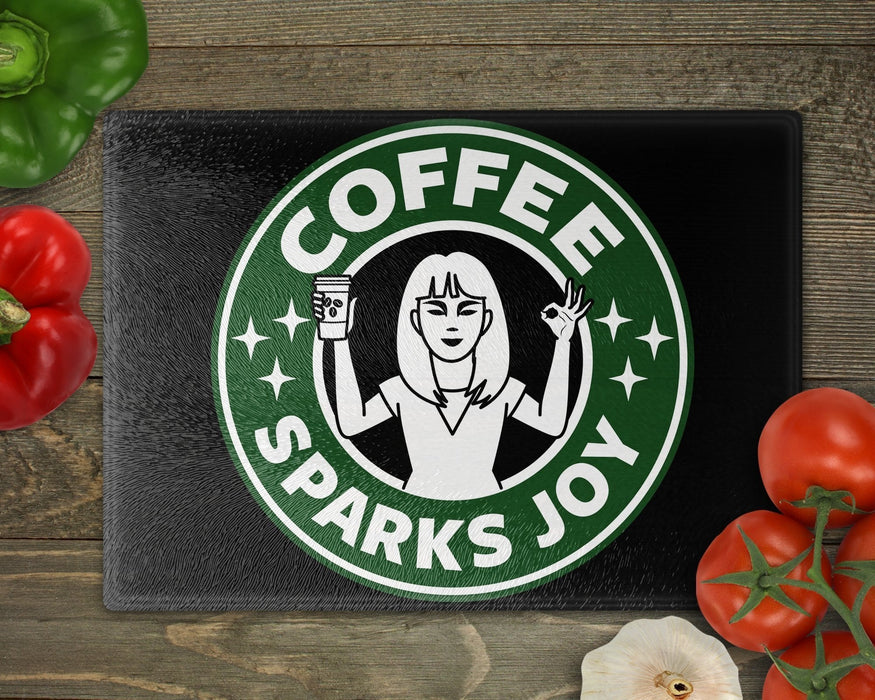 Coffee Sparks Joy Cutting Board
