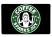 Coffee Sparks Joy Large Mouse Pad