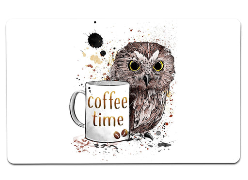 Coffee Time Large Mouse Pad