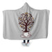 Coffee Tree Hooded Blanket - Adult / Premium Sherpa