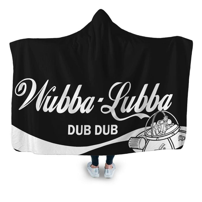 Cola Dub Hooded Blanket - Adult / Premium Sherpa