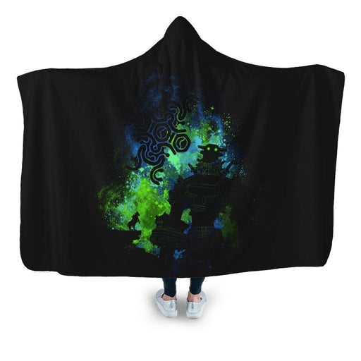 Colossus Art Hooded Blanket - Adult / Premium Sherpa