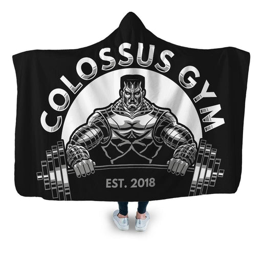 Colossus Gym Hooded Blanket - Adult / Premium Sherpa