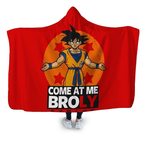 Come At Me Broly 2 Hooded Blanket - Adult / Premium Sherpa