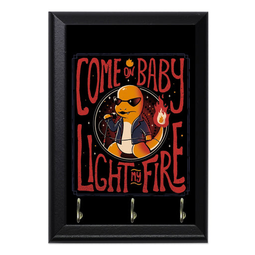 Come on Baby Light My Fire Cores 2 Key Hanging Plaque - 8 x 6 / Yes