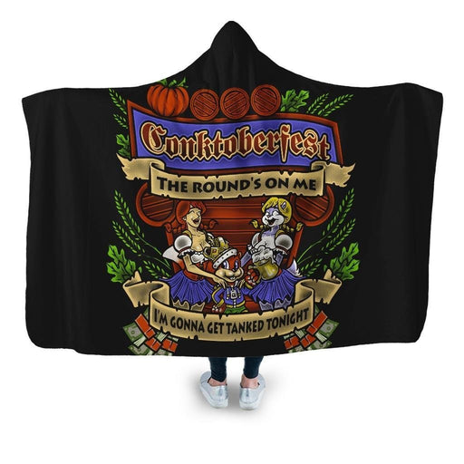 Conktoberfest Hooded Blanket - Adult / Premium Sherpa