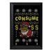 Consume Key Hanging Plaque - 8 x 6 / Yes