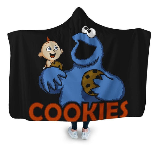 Cookiespals Hooded Blanket - Adult / Premium Sherpa