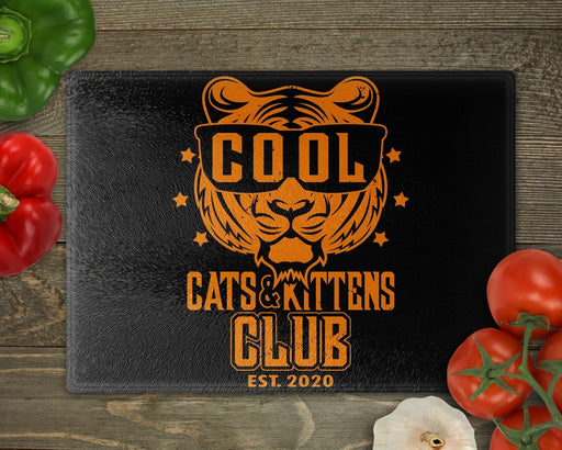 Cool Cats And Kittens Club Cutting Board