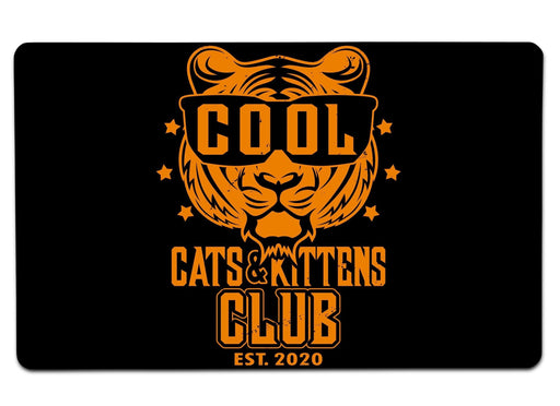 Cool Cats And Kittens Club Large Mouse Pad