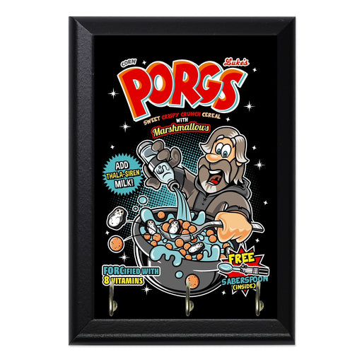 Corn Porgs Key Hanging Wall Plaque - 8 x 6 / Yes
