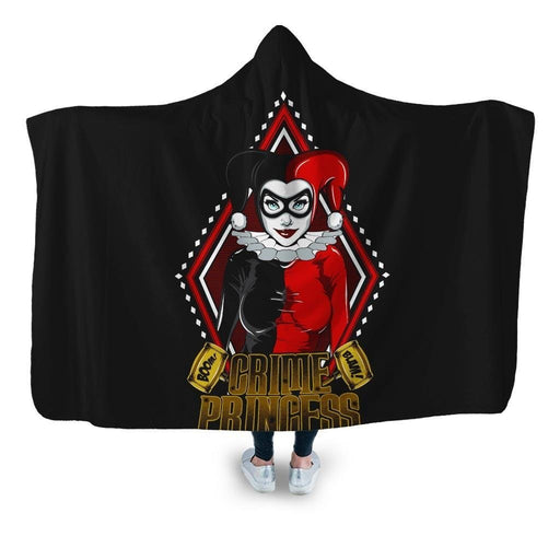 Crime Princess Hooded Blanket - Adult / Premium Sherpa