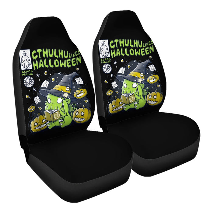 Cthulhu Likes Halloween Car Seat Covers - One size