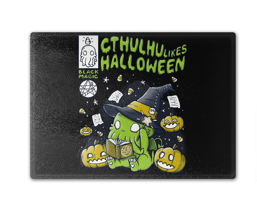 Cthulhu Likes Halloween Cutting Board