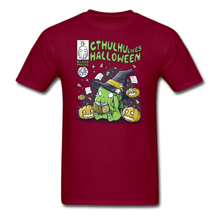 Cthulhu Likes Halloween Unisex Classic T-Shirt - burgundy / S