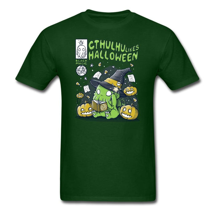 Cthulhu Likes Halloween Unisex Classic T-Shirt - forest green / S
