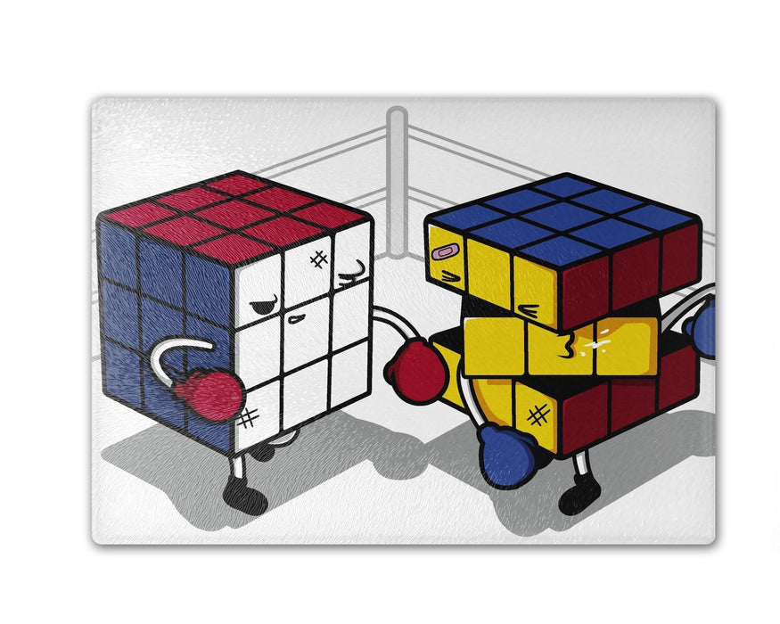 Cube Fight! Cutting Board