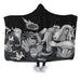 Cubist Extinction Hooded Blanket - Adult / Premium Sherpa