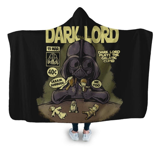 Cupid Vader Hooded Blanket - Adult / Premium Sherpa
