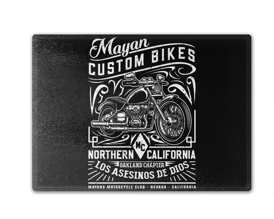 Custom Bikes Oak Cutting Board