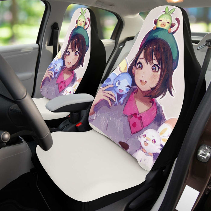 Cute Anime Girl Car Seat Covers - One size