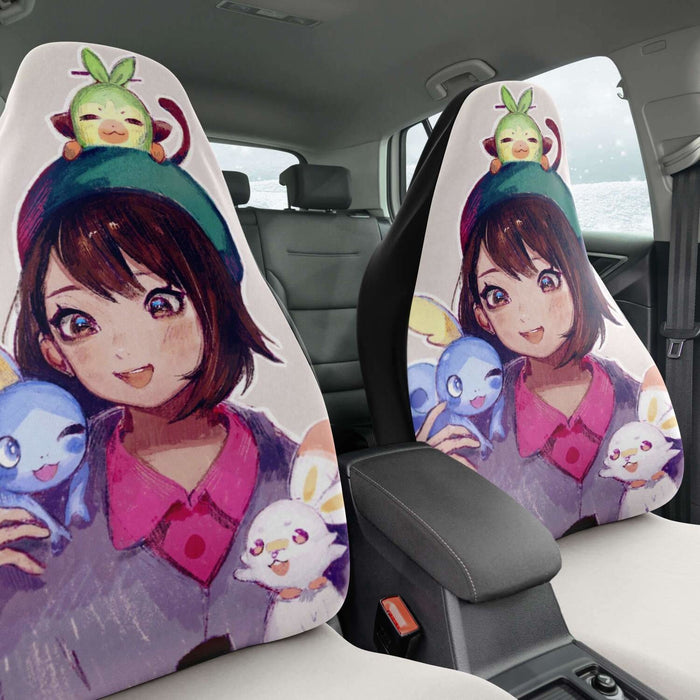 Cute Anime Girl Car Seat Covers - One size