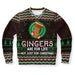 Gingers Are For Life Ugly Sweater - XS