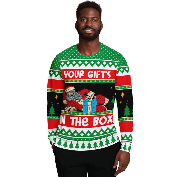 Your Gift is in the Box Ugly Sweater