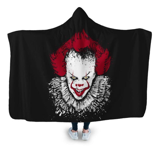 Dancing Clown Hooded Blanket - Adult / Premium Sherpa