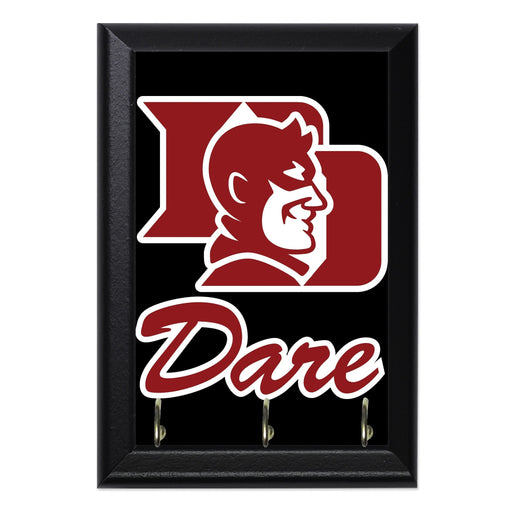 Dare Wall Plaque Key Holder - 8 x 6 / Yes
