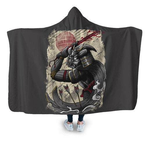 Dark Samurai Hooded Blanket - Adult / Premium Sherpa