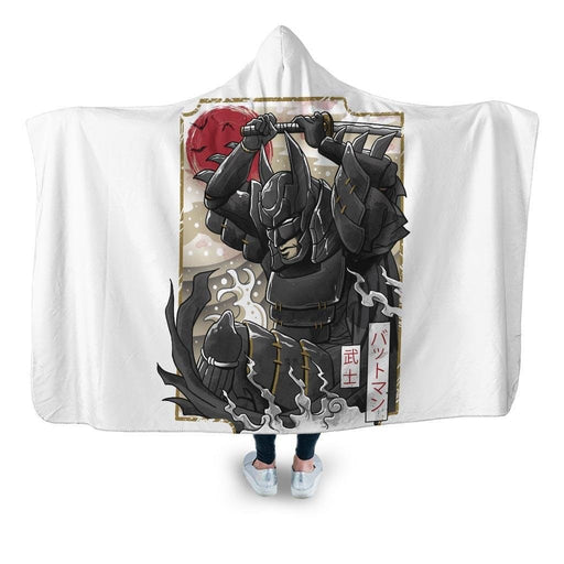 Dark Samurai Knight Hooded Blanket - Adult / Premium Sherpa