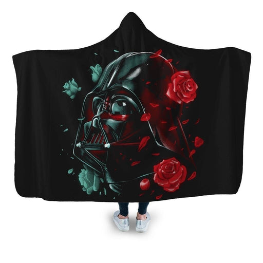 Dark Side Of The Bloom Hooded Blanket - Adult / Premium Sherpa
