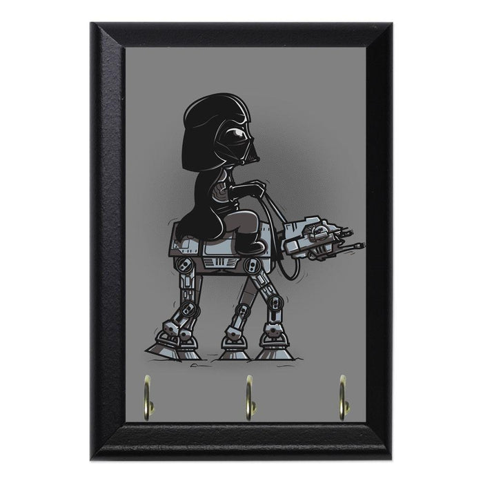 Dark Walker Decorative Wall Plaque Key Holder Hanger - 8 x 6 / Yes
