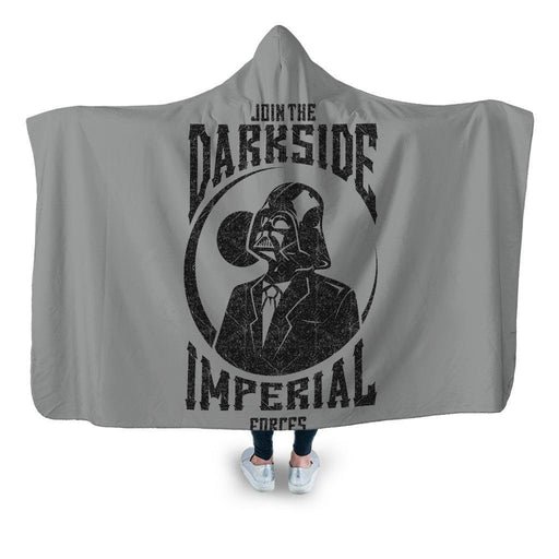 Darkside Hooded Blanket - Adult / Premium Sherpa
