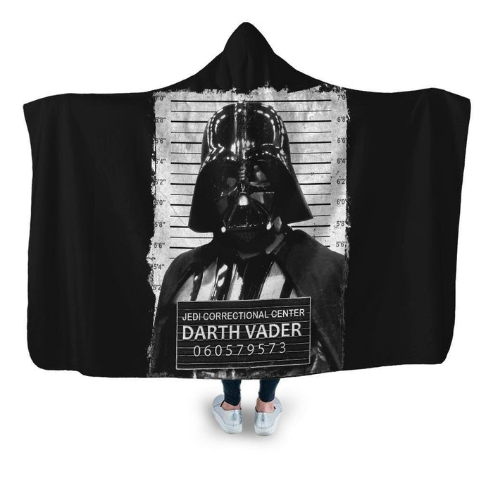 Darth Vader Mugshot Hooded Blanket - Adult / Premium Sherpa