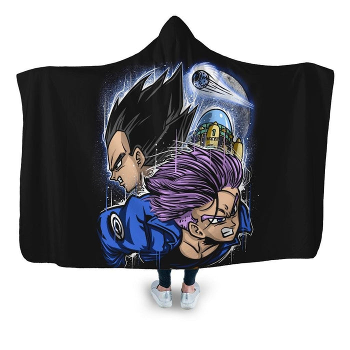 Dbz Father Son2 Hooded Blanket - Adult / Premium Sherpa