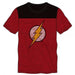 DC Comics Flash Men Adult Red and Black Yoke Tee Bioworld Officially Licensed New - Small