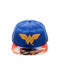 DC Comics Wonder Woman Satin Snapback Baseball Hat Blue
