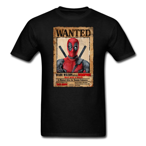 Deadpool Wanted Unisex Classic T-Shirt - black / S